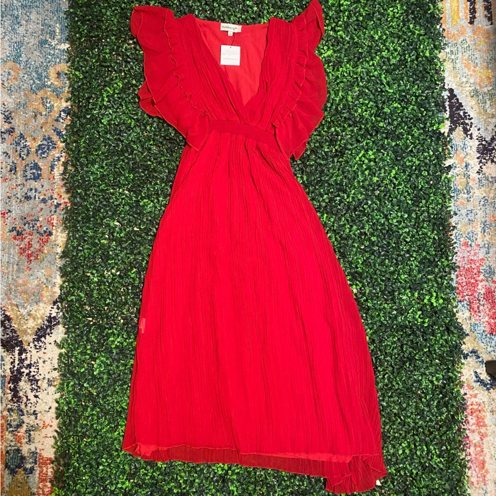 Sunday Up Brand. Red Dress. Brand New. Size Small.
